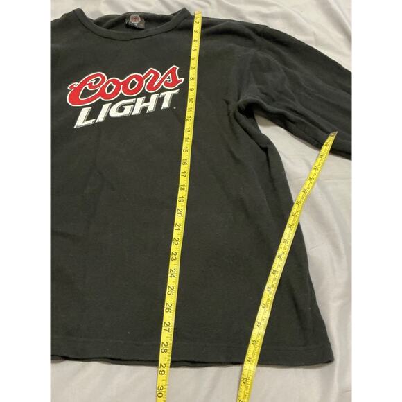 Coors Light Long Sleeve Men's pullover Black XL - Picture 6 of 7